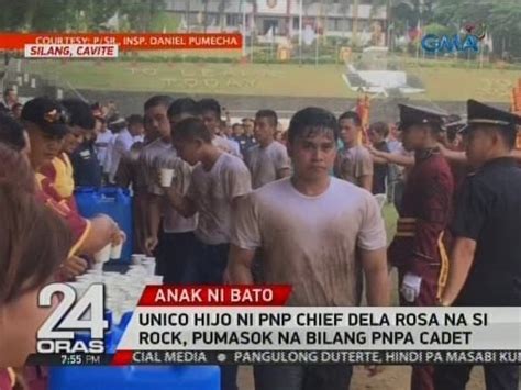 Anak ni PNP Chief Dela Rosa na si Rock, isa nang ganap na .